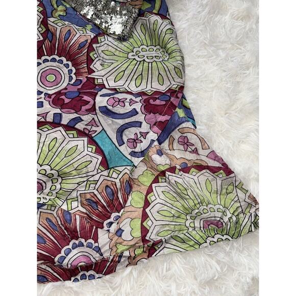 Industrie B 100% Silk Sz. L Blouse. New W/ Out Tags. Beautiful - Picture 7 of 11